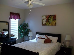Queen Master Bedroom on First Floor