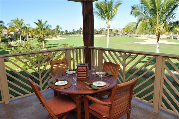 Waikoloa Beach Villas - Lanai Dining