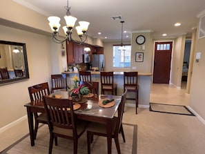 Dining, Kitchen and Hallway