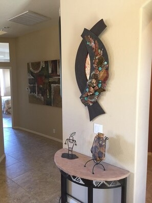 Front Entry - One-of-a Kind Artwork!