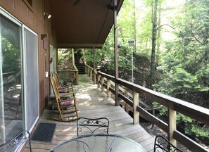 Front porch of cabin