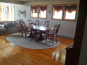 Large Dining Room open to kitchen and living room