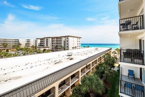 Balcony View, Sea Oats Resort Okaloosa Island Fort Walton Beach Destin Vacation Rentals