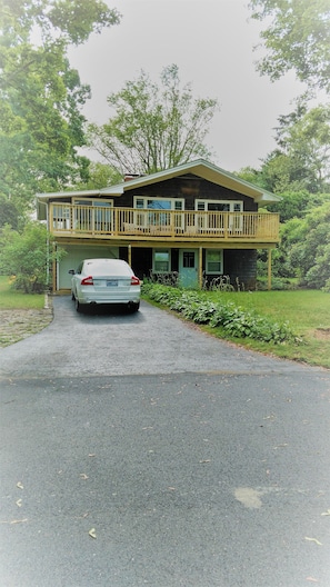 Front of the house.