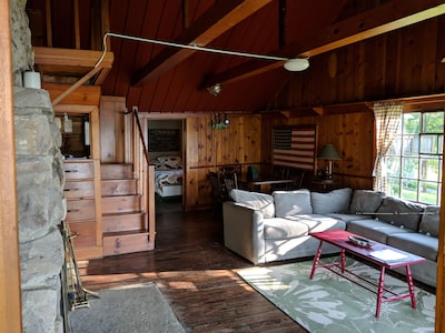 Rustic, quiet lakefront on Rushford Lake