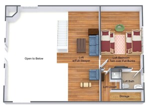 Upper Level Floor Plan