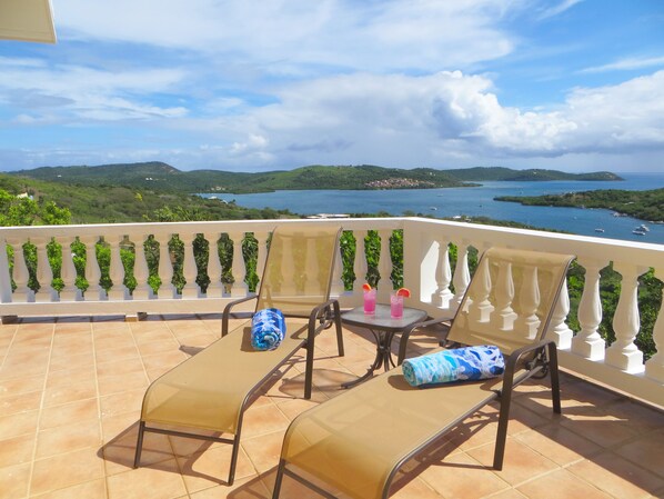 View from the patio on the 2nd floor.