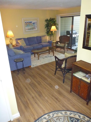 Living Room viewed from stair landing