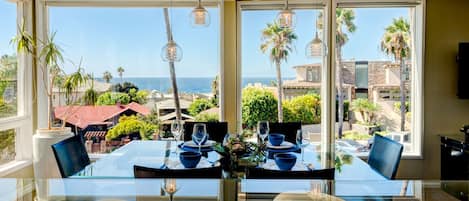 Enjoy the Ocean Views while you dine!