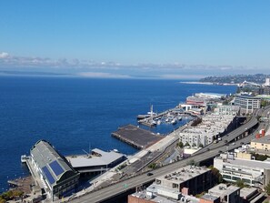 Views looking northwest from Harbor Steps NE 2201 