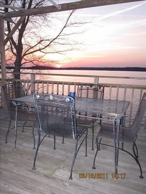 Are you ready to dine Al Fresco on the private deck at sunset?