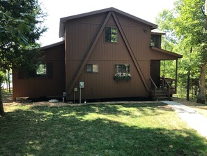 Front of chalet