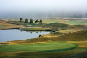 Beautiful morning on the golf course