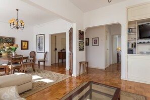 Dining room and living room