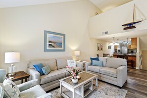 All new furniture and flooring throughout the first floor.