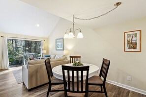 Lovely new dining table seats 4