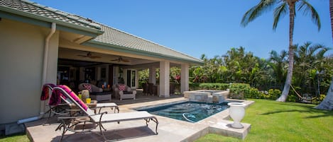 Pool time or just relax on the lanai while you watch whales.  Your choice.