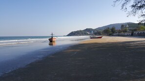 Khao Takiab beach is the best in Hua HIn. Sun beds and beach restaurants.