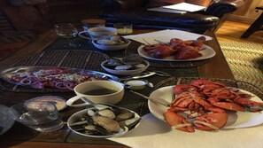 Just a sample of a great New England lobster dinner