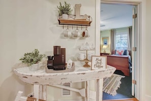 Coffee bar to service the 1st floor bedrooms
