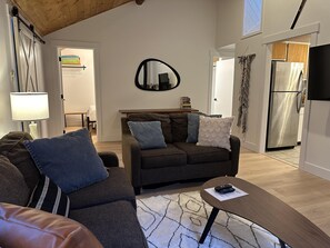 Loft ceilings, skylights, natural stone and wood...you'll find the perfect blend of modern and vintage