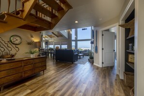 Entryway walking into the living room