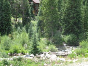 Blue River and beaver pond across the street from the townhome