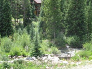 Blue River and beaver pond across the street from the townhome