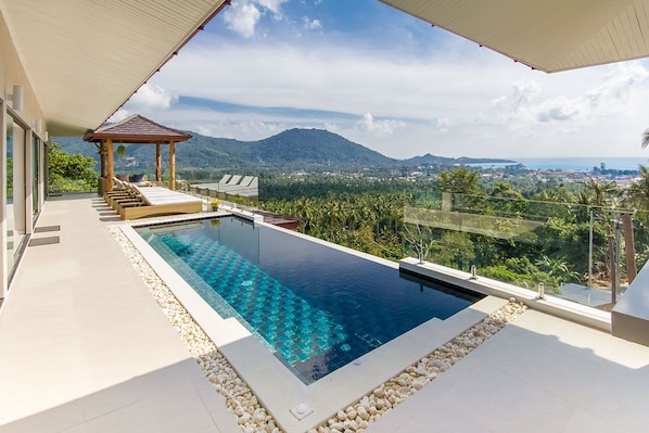 3 bedrooms seaview villa Koh Samui-Lamai