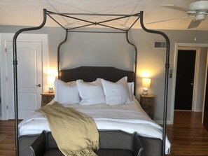 King in master bedroom 