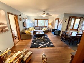 View looking towards the front of the house. Great gathering area.