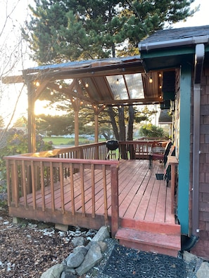 Covered front porch