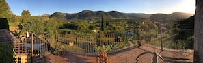 Panorama of the Unesco World Heritage site from Master Bedroom private terrace