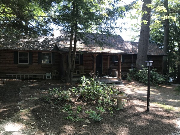 Cottage entrance from parking area