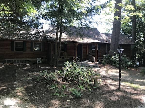 Cottage entrance from parking area