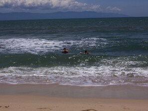 Great swimming in the ocean.