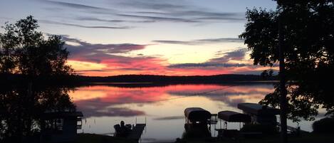 Welcome to Sunrise Bay! Photo taken from the deck while sipping coffee!