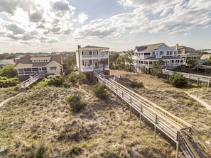 Private walkway to beach
