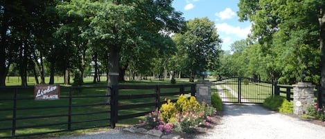 Beautiful front entrance with Security Gate which locks at 11:00pm.