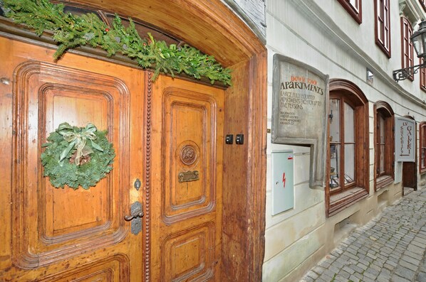Entrada de la propiedad