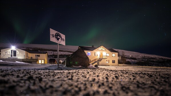 Majoituspaikan julkisivu