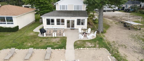 Lakeside view of Brenda's Beach House