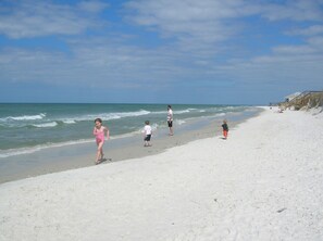 another view of the uncrowded beach