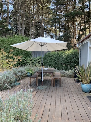Front deck.