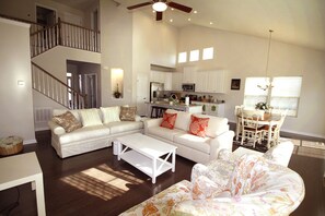 Living Room (the sofa is a sleeper)