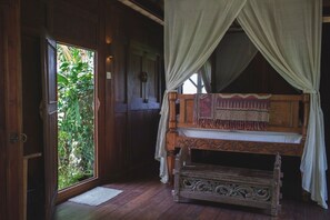 Doorway to your outdoor private bathroom