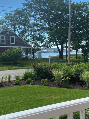 View of Cape Porpoise harbor from front porch.