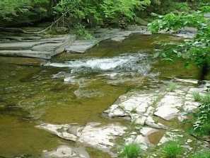The Sawkill Stream by the Teahouse.