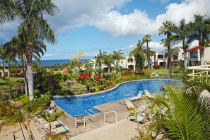 Beautiful Heated and Tiled Pool, Ocean View from Pool