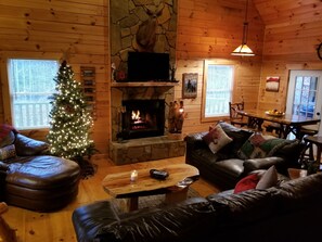 Large open living room